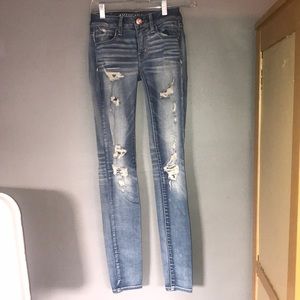 Super stretch denim jegging